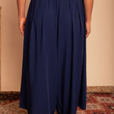 Calça Saia Alfaiataria - Azul Marinho - Uhnika