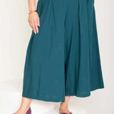 Calça Saia Alfaiataria - Verde - Uhnika