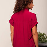 Camisa Feminina Office Comfy - Marsala - Uhnika