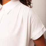 Camisa Feminina Office Comfy - Off White - Uhnika