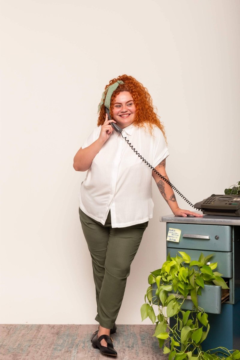 Camisa Feminina Office Comfy - Off White - Uhnika