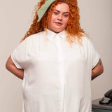 Camisa Feminina Office Comfy - Off White - Uhnika