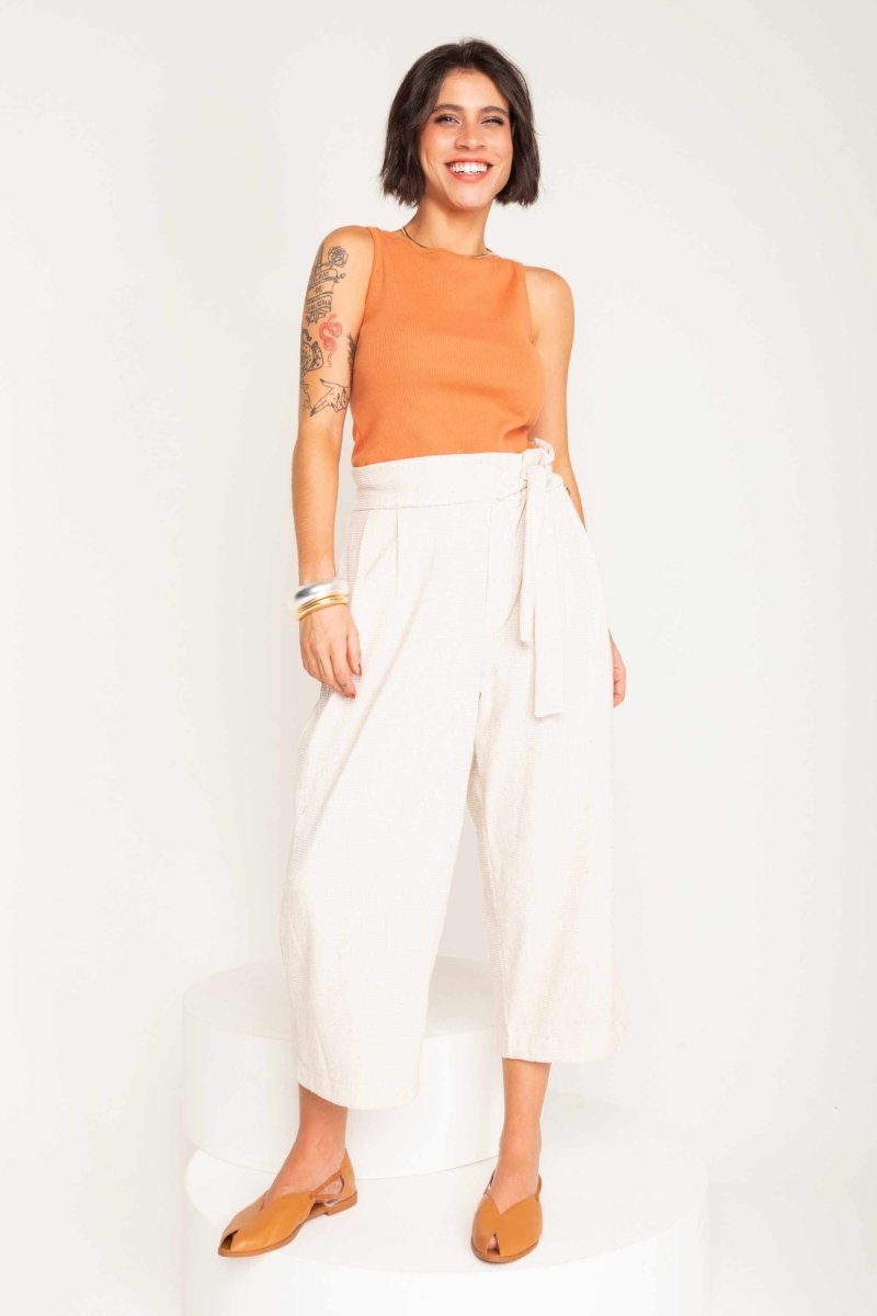 Regata Básica Feminina Slim Canelada - Coral - Uhnika