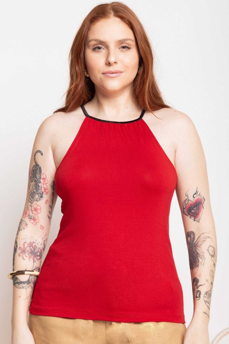 Regata Nadador com Elástico - Vermelho - Uhnika