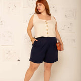 Shorts Barra Italiana - Azul Marinho - Uhnika
