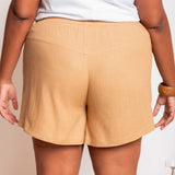 Shorts de Linho Savana - Preto - Uhnika