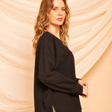 Camisa de Algodão Nômade - Preto - Uhnika