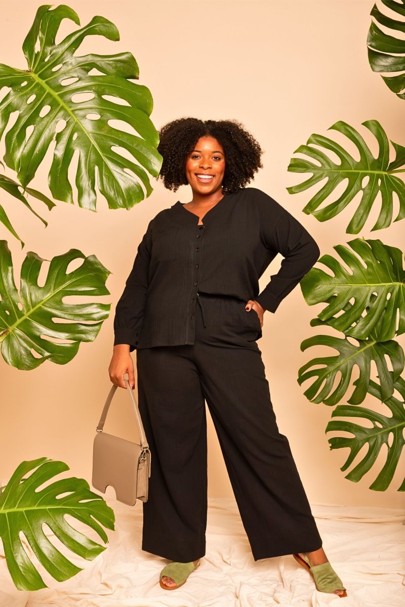 Camisa de Algodão Nômade - Preto - Uhnika