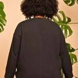 Camisa de Algodão Nômade - Preto - Uhnika