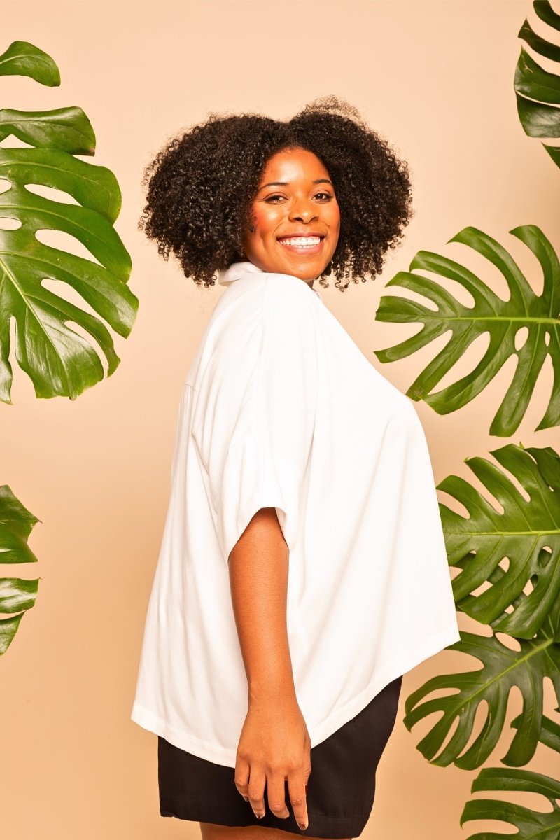 Camisa Ampla com Pregas - Poá - Uhnika