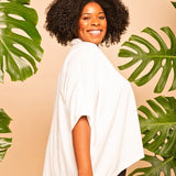 Camisa Ampla com Pregas - Poá - Uhnika
