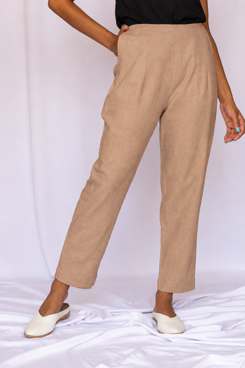 Calça Skinny de Linho