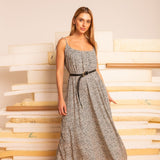 Vestido Leve Amplo Longo - Poá - Uhnika