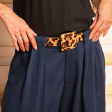 Calça Wide Leg Alfaiataria - Azul Marinho - Uhnika