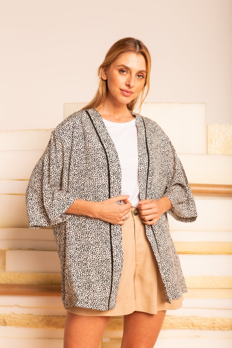 Kimono Feminino Amplo - Poá - Uhnika