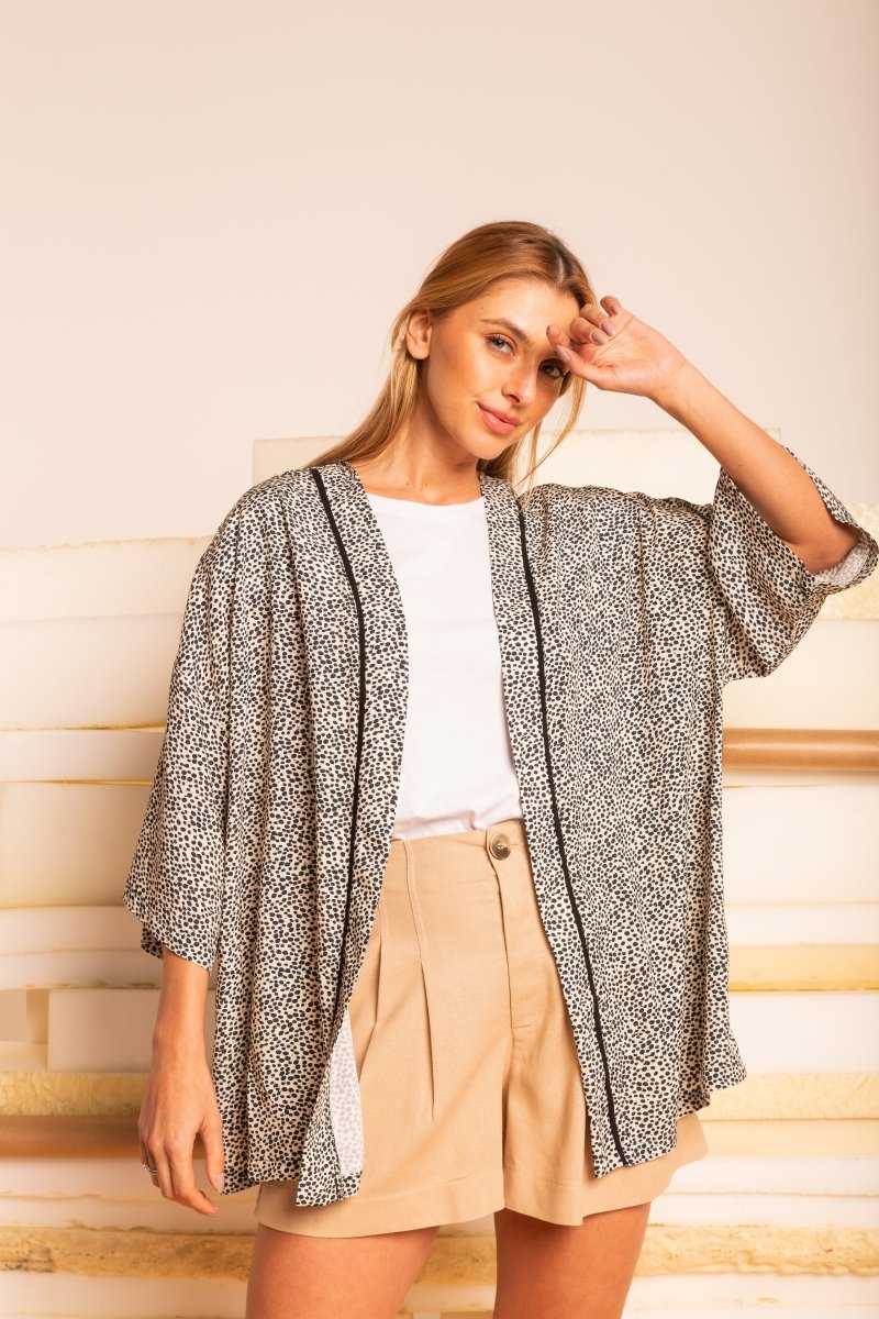 Kimono Feminino Amplo - Poá - Uhnika