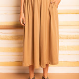 Calça Saia de Malha - Capuccino - Uhnika