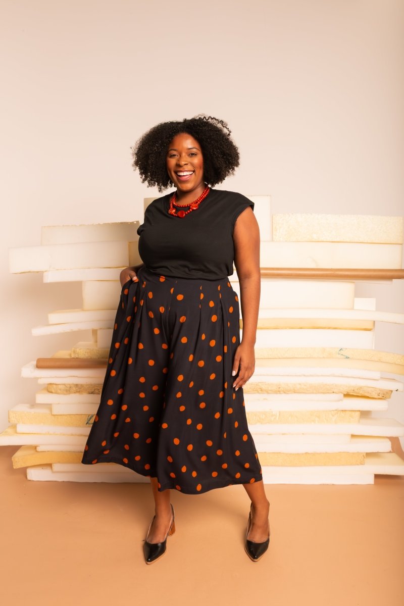 Calça Saia Alfaiataria - Poá - Uhnika