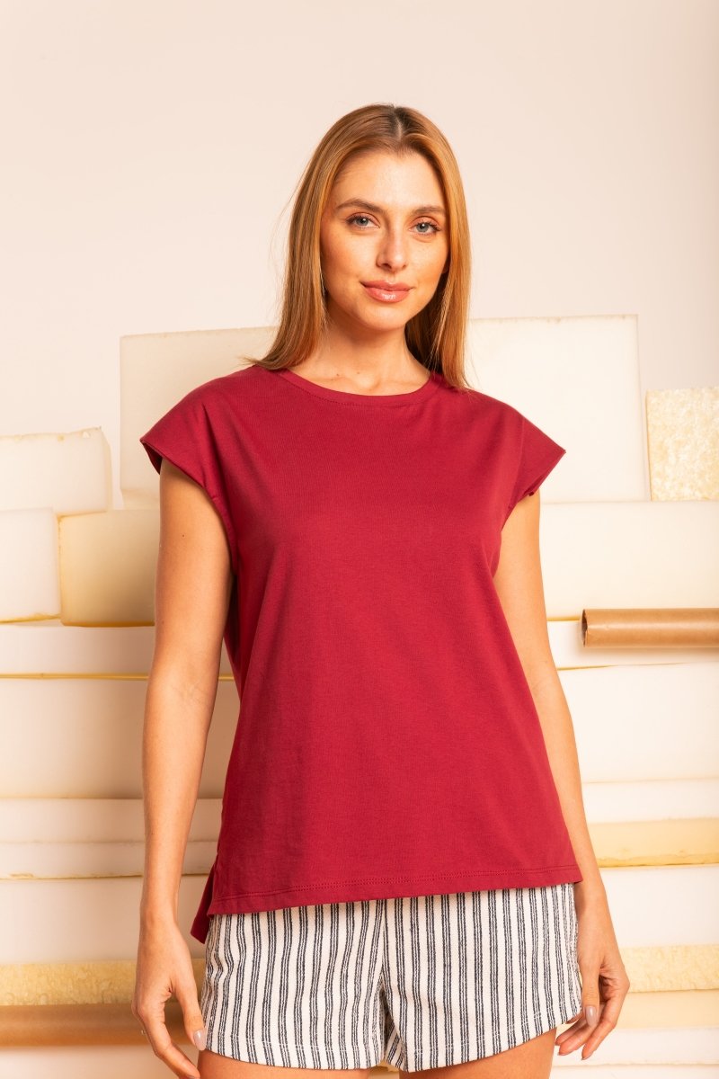 Regata Muscle Tee - Marsala - Uhnika