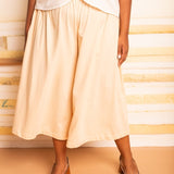 Calça Saia de Malha - Avelã - Uhnika