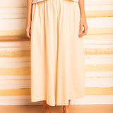 Calça Saia de Malha - Avelã - Uhnika