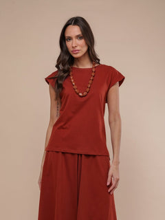 Regata Muscle Tee - Terracota - Uhnika