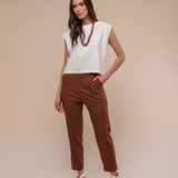 Blusa de Linho com Botões - Off White - Uhnika