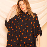 Camisa Ampla com Pregas - Poá - Uhnika