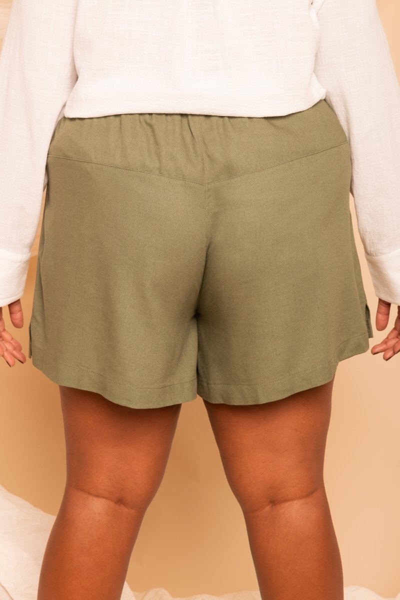 Shorts de Linho Savana - Preto - Uhnika