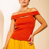 Blusa Canelada Ombro a Ombro