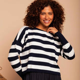 Blusa de Tricot Modal Listrada