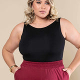 Blusa Decote Profundo Costas - Preto - Uhnika