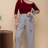 Blusa de Viscose Premium Manga 3/4 - Marsala - Uhnika