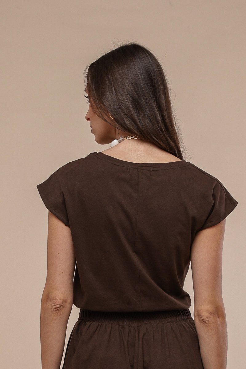 Regata Muscle Tee - Marrom Café - Uhnika