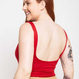 Body Decote Profundo Costas - Vermelho - Uhnika