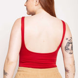 Body Decote Profundo Costas - Vermelho - Uhnika