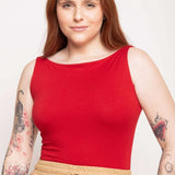 Body Decote Profundo Costas - Vermelho - Uhnika