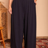 Calça Pantalona de Malha