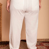 Calça de Algodão Nômade - Off White - Uhnika