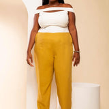 Calça Skinny de Linho