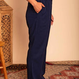 Calça Reta Alfaiataria Feminina