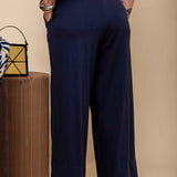 Calça Pantalona Barra Larga