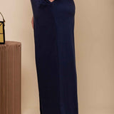 Calça Pantalona Barra Larga