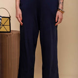 Calça Pantalona Barra Larga
