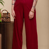 Calça Pantalona Barra Larga