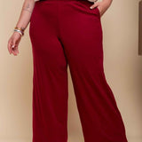 Calça Pantalona Barra Larga