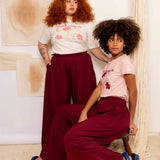 Calça Pantalona de Malha