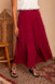 Calça Saia Alfaiataria - Marsala - Uhnika