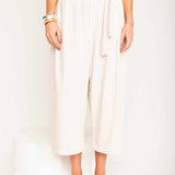 Calça Reta Moletinho - Off White - Uhnika