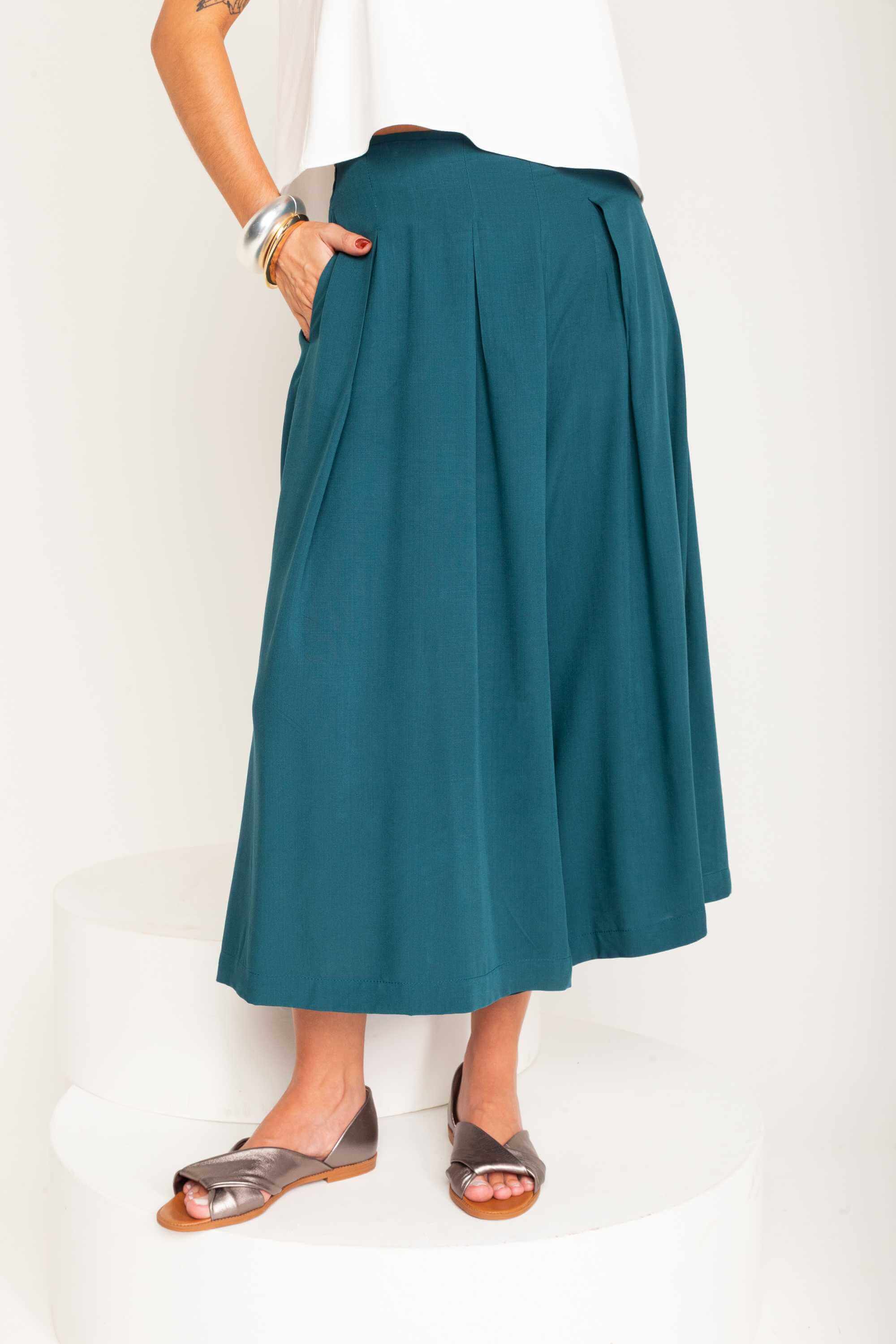 Calça Saia Alfaiataria